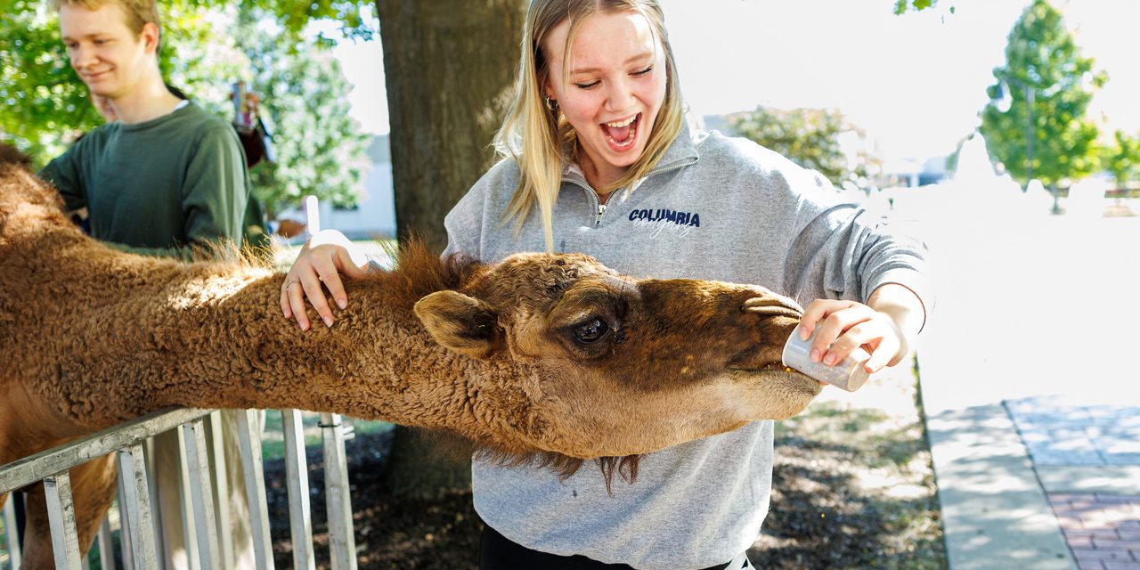 Columbia College students enjoy wild way to wrap up midterms